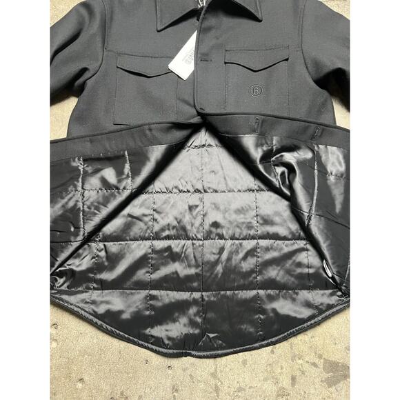 MAISON MARGIELA MM6 KIDS Teen Unisex Chore Coat Jacket Wool 14A €320 MSRP NWT - Picture 10 of 13